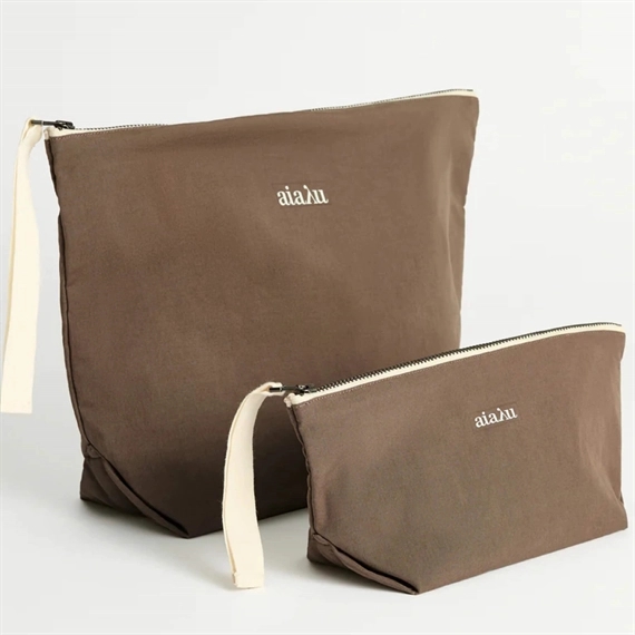 Aiayu Heavy Poplin Pouch, Earth